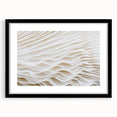 Extra large abstract art print featuring close-up of colorful leaves, textured appearance, framed in black.