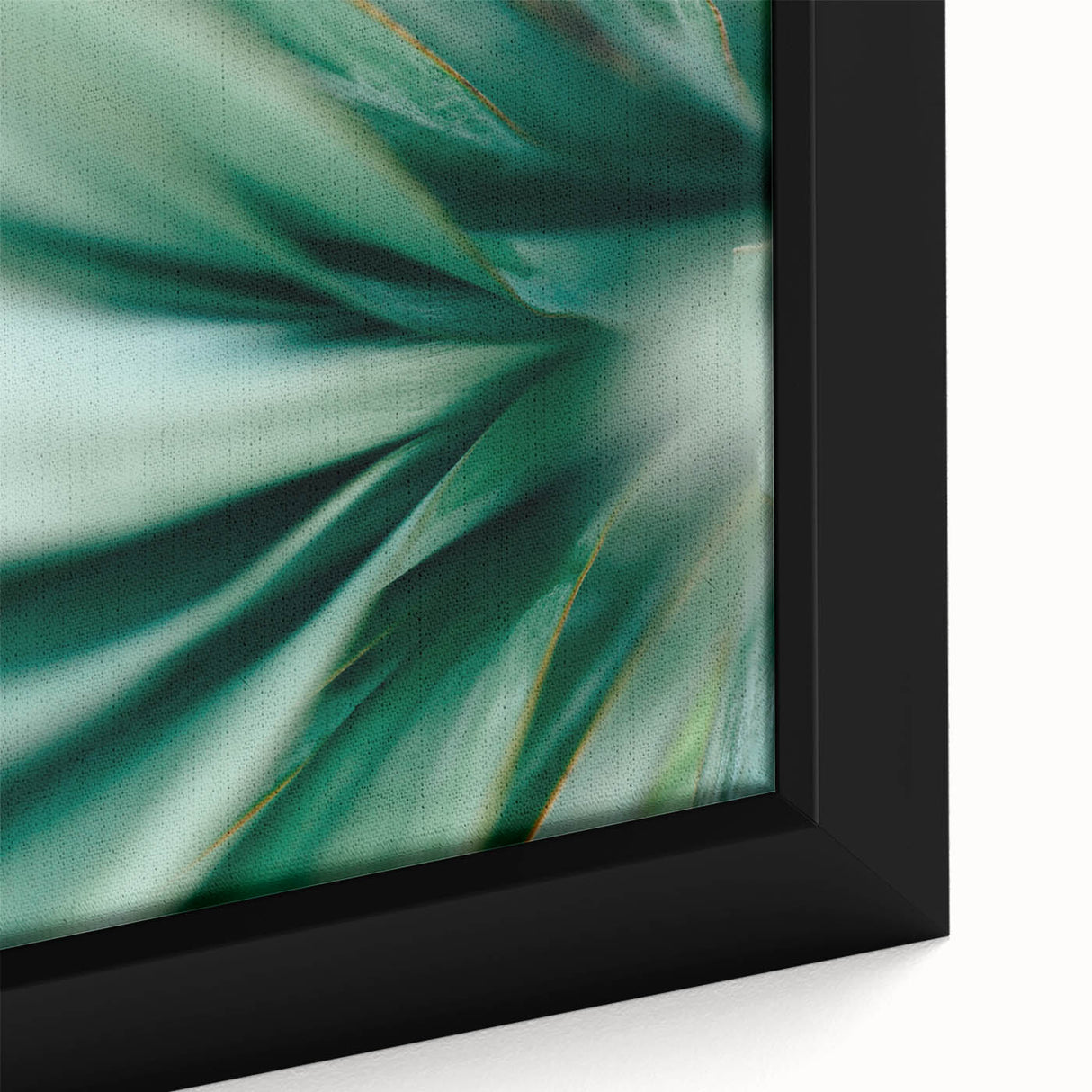 Close-up of textured black wall art featuring colorful leaves on extra large framed canvas, ideal for living room decor.