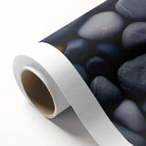 Art deco poster featuring natural elements in muted green and beige tones on rolled canvas, ideal for nursery wall art.