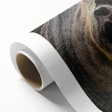 Art deco poster of natural elements in muted earth tones on rolled canvas, suitable for nursery wall art.