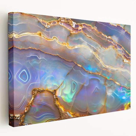 Close-up of natural elements in earth tones on a stretched canvas, suitable for kitchen wall art.