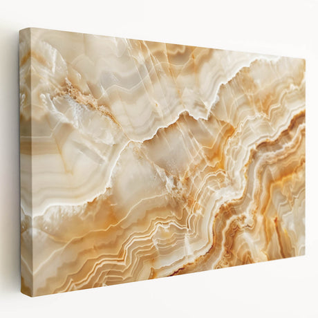 Close-up image of natural elements in soft earth tones on stretched canvas, suitable for kitchen wall art.