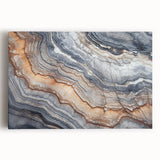 Black and white close-up photo of natural elements on stretched canvas, suitable for kitchen wall art.
