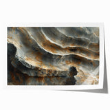 Extra large rolled print featuring a close-up of vibrant green leaves, ideal for art wall dining room.