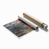 Extra large rolled print of a close-up floral art in soft pastel shades, ideal for classy bathroom wall art.