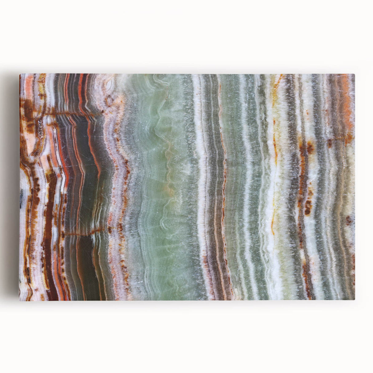 Black and white close-up photo of natural elements on stretched canvas, ideal for kitchen wall art.
