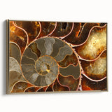 Framed canvas featuring a close-up landscape painting with muted earth tones, suitable as wall art for a bedroom.