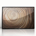 Large abstract wall art of trees in muted green and brown tones on a framed acrylic, suitable for modern living room decor.