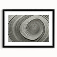 Extra large abstract art print of colorful, textured trees on a black framed canvas, suitable for living room decor.
