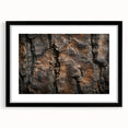 Abstract art print featuring textured trees in vibrant colors on a large canvas, ideal for living room decor.