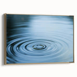 Framed canvas featuring a close-up landscape painting with muted earth tones, ideal for bedroom wall art.