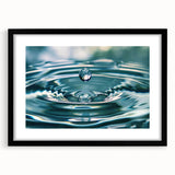Extra large abstract art print featuring a textured, colorful design on a black framed canvas, ideal for living room decor.