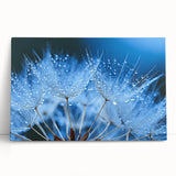 Black and white close-up water ripple photo on stretched canvas, ideal for kitchen wall art or bedroom ambiance.