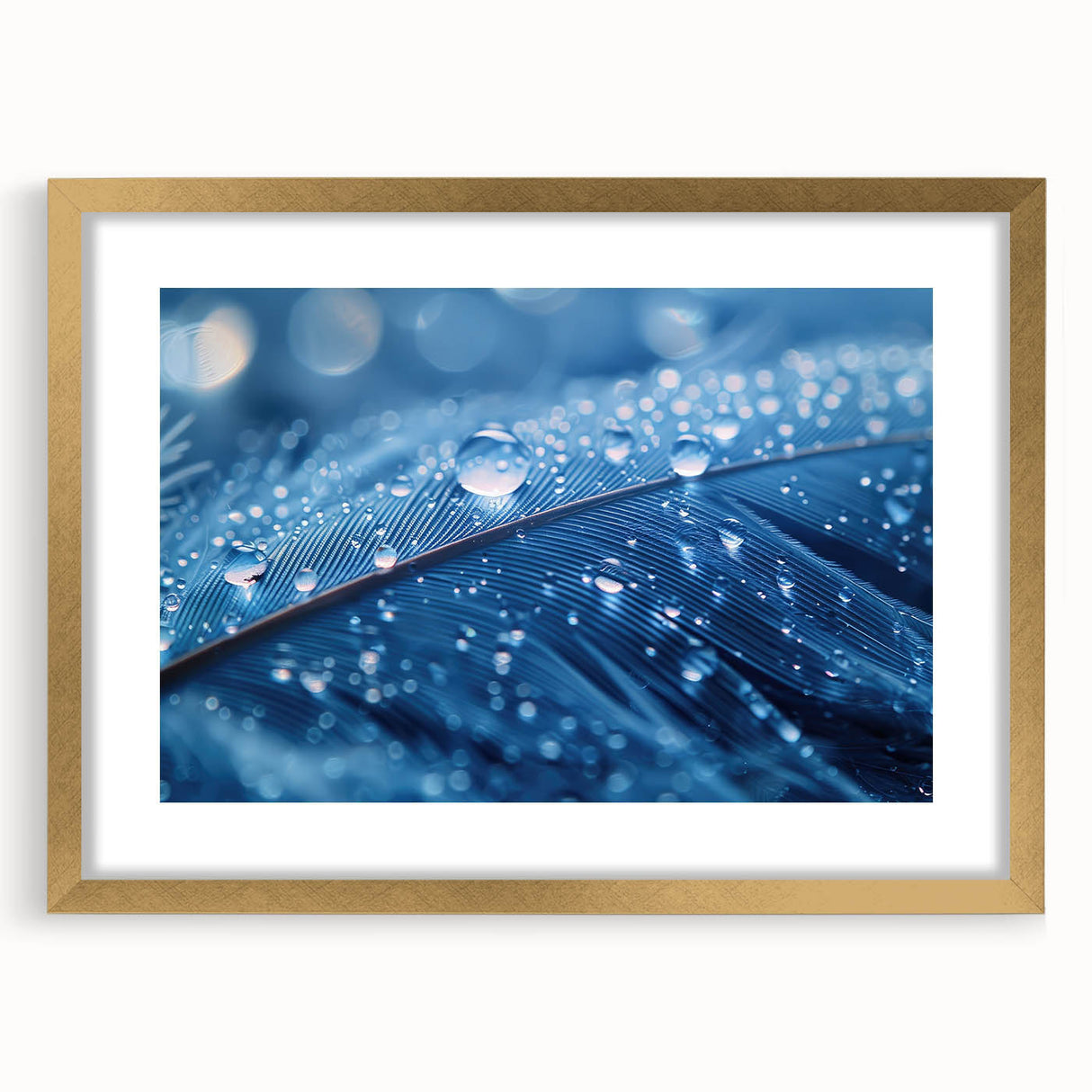 Extra large abstract art print featuring textured swirls in gold and beige tones on a framed canvas.