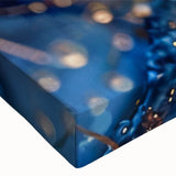 Black and white close-up landscape art painting on stretched canvas, featuring rippling water, ideal for bedroom wall art.