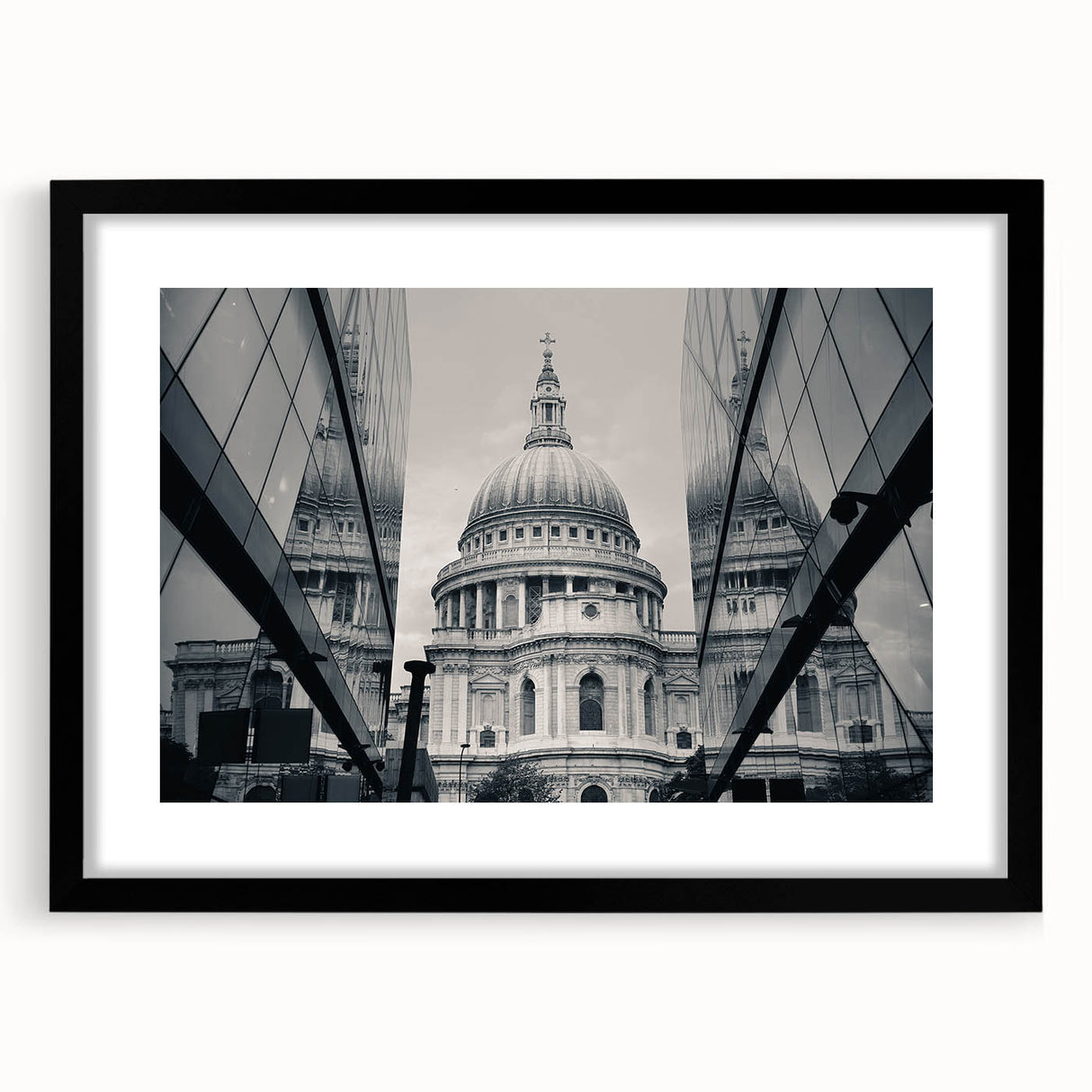 Abstract art print of a cathedral in vibrant colors on a textured, extra large canvas, ideal for living room decor.