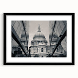 Abstract art print of a cathedral in vibrant colors on a textured, extra large canvas, ideal for living room decor.
