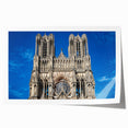 Large rolled canvas featuring a detailed cathedral design in muted earth tones, ideal for art wall dining room.
