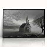 Large abstract wall art featuring asymmetrical shapes in muted earth tones, framed in black acrylic.