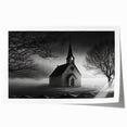 Extra large rolled print of a floral church design in muted earth tones, ideal for art wall dining room.