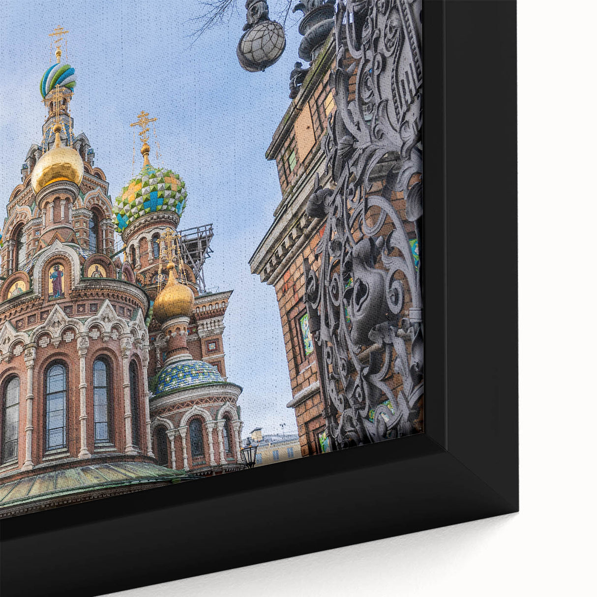 Extra large black wall art featuring a textured, colorful abstract design on a framed canvas, suitable for living room decor.