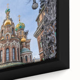 Extra large black wall art featuring a textured, colorful abstract design on a framed canvas, suitable for living room decor.