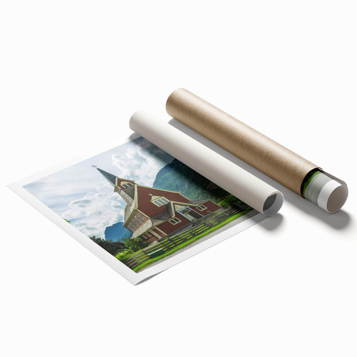 Extra large rolled print of a floral art piece featuring soft pastel shades, ideal for classy bathroom wall art.