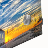 Large abstract wall art featuring geometric shapes in muted earth tones on acrylic glass, ideal for dining room ambiance.