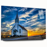 Large abstract wall art on acrylic glass, featuring geometric shapes in muted tones, ideal for bedroom or dining room decor.