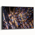 Black and white landscape art painting of a church on framed canvas, ideal for bedroom wall decor.