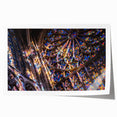 Extra large rolled print featuring a detailed floral art design, ideal for art wall dining room or classy bathroom.