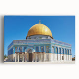 Black and white large canvas print of a mosque, suitable for kitchen wall art.