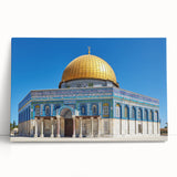 Black and white large canvas print of a mosque design, ideal for kitchen wall art or bedroom ambiance.