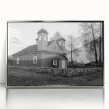 Art Deco poster of a mosque in silver and blue tones on acrylic, ideal for modern nursery wall art.