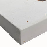 Close-up of a vibrant chameleon design on stretched canvas wall art, showcasing intricate details and bold colors, perfect for reptile enthusiasts and modern decor.