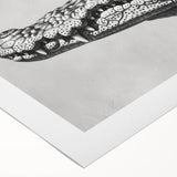 Colorful rolled canvas artwork showcasing a vibrant design of reptiles including alligators and crocodiles, ideal for enhancing home decor with a nature theme. This art piece combines bold colors and intricate details, making it perfect for reptile enthusiasts and wildlife lovers.