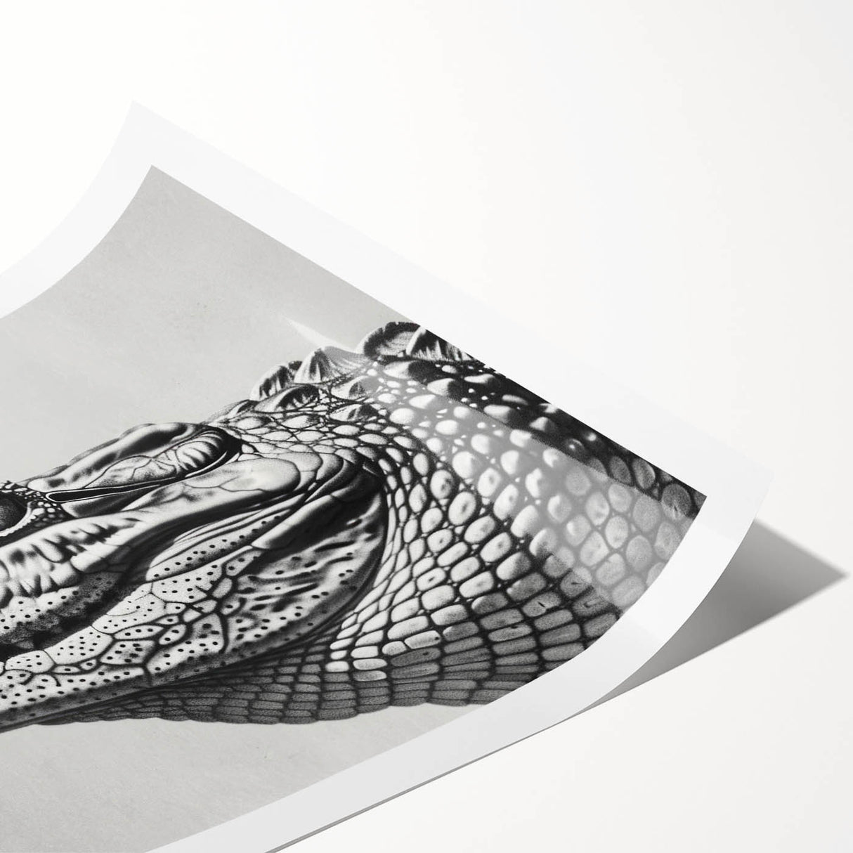Vibrant wall art print showcasing a stunning design of reptiles, featuring alligators and crocodiles in rich colors, perfect for nature lovers and wildlife enthusiasts.