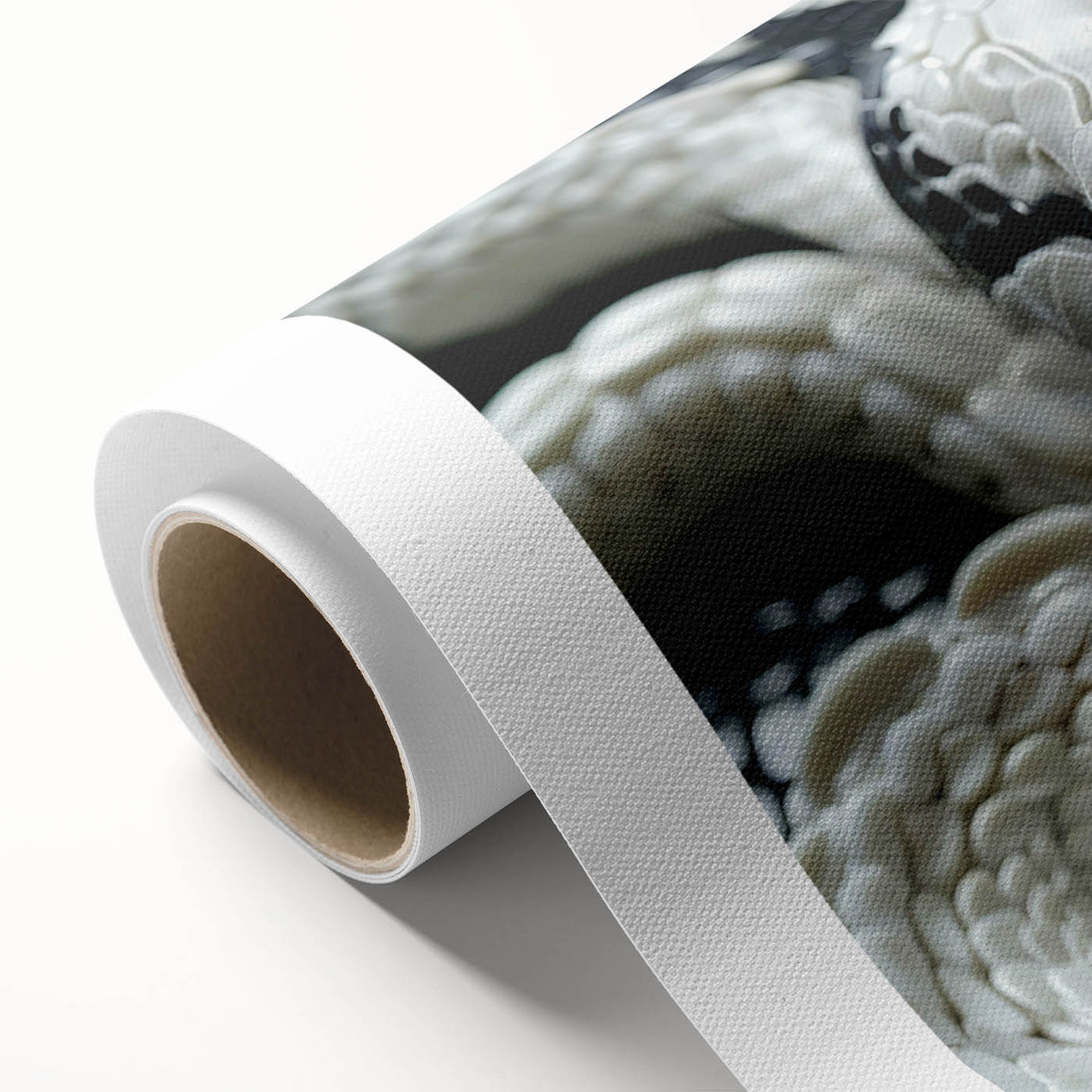 Vibrant rolled canvas showcasing a striking snake design wall art collection, featuring intricate patterns and colors, perfect for reptile enthusiasts and home decor.