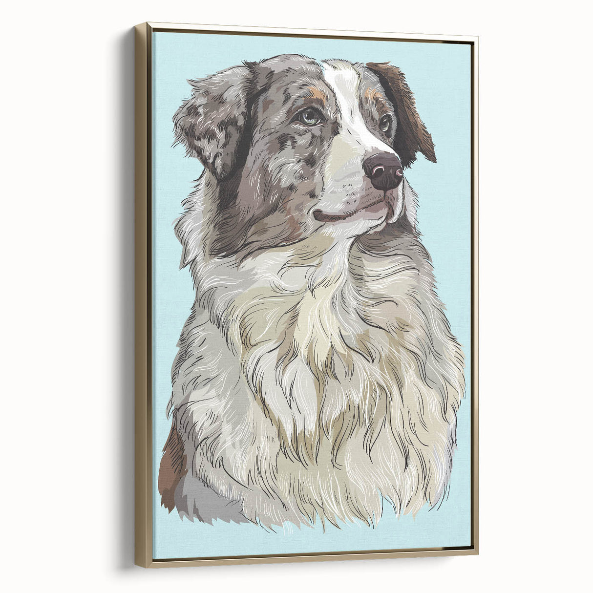 Framed canvas art showcasing an elegant gold abstract design, viewed from the side, perfect for modern home decor and interior styling. Ideal for art enthusiasts.