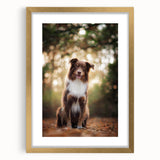 Elegant gold frame with a mat, showcasing a classic art piece, set against a clean white background, perfect for home decor or gallery display. Enhance your space with this stylish framing option for art lovers.