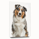 Clear acrylic glass display stand showcasing a modern design, viewed from the side. The stand features a sleek, transparent finish, perfect for showcasing art or collectibles.