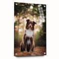 Acrylic glass sheet showcasing a modern design, viewed from the side, with colorful pins securing it, ideal for art displays or creative projects.