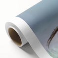 Rolled canvas showcasing vibrant African tribal wall art with intricate patterns and textures, securely packaged in a durable cardboard tube for safe shipping.