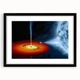 Celestial Black Hole Wall Art | Space-Themed Canvas Print | Cosmic Decor