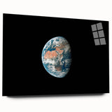 Planet Earth Wall Art - Vivid Global View of Africa and Europe Prints
