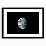 Planet Earth Wall Art - Vivid Global View of Africa and Europe Prints