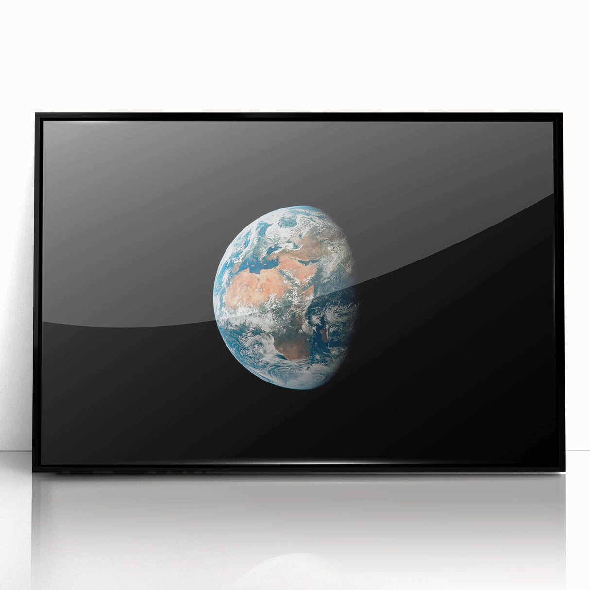Planet Earth Wall Art - Vivid Global View of Africa and Europe Prints