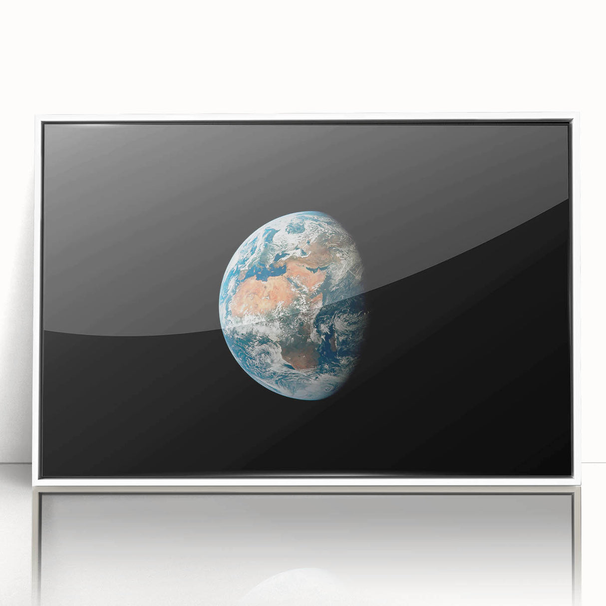 Planet Earth Wall Art - Vivid Global View of Africa and Europe Prints