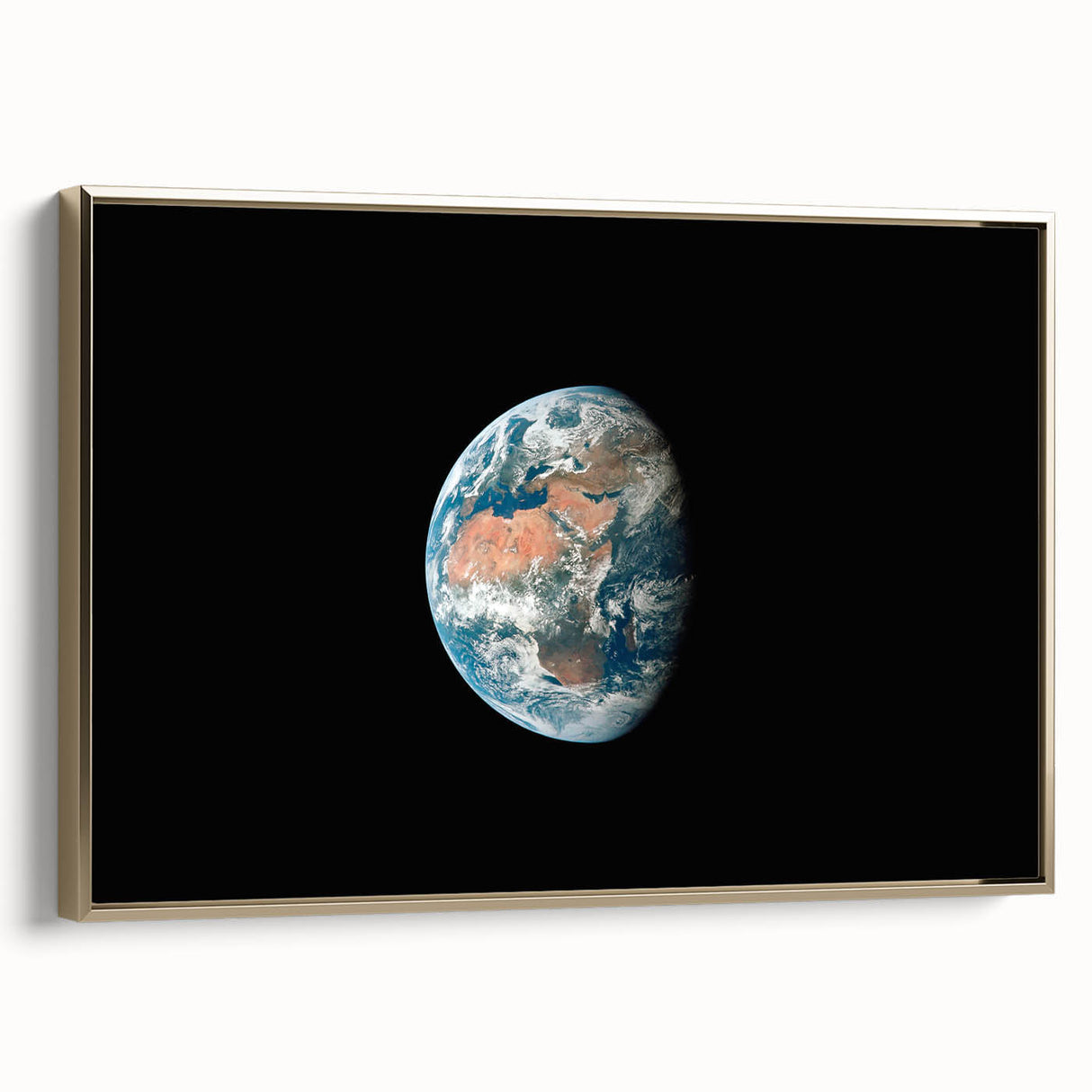 Planet Earth Wall Art - Vivid Global View of Africa and Europe Prints