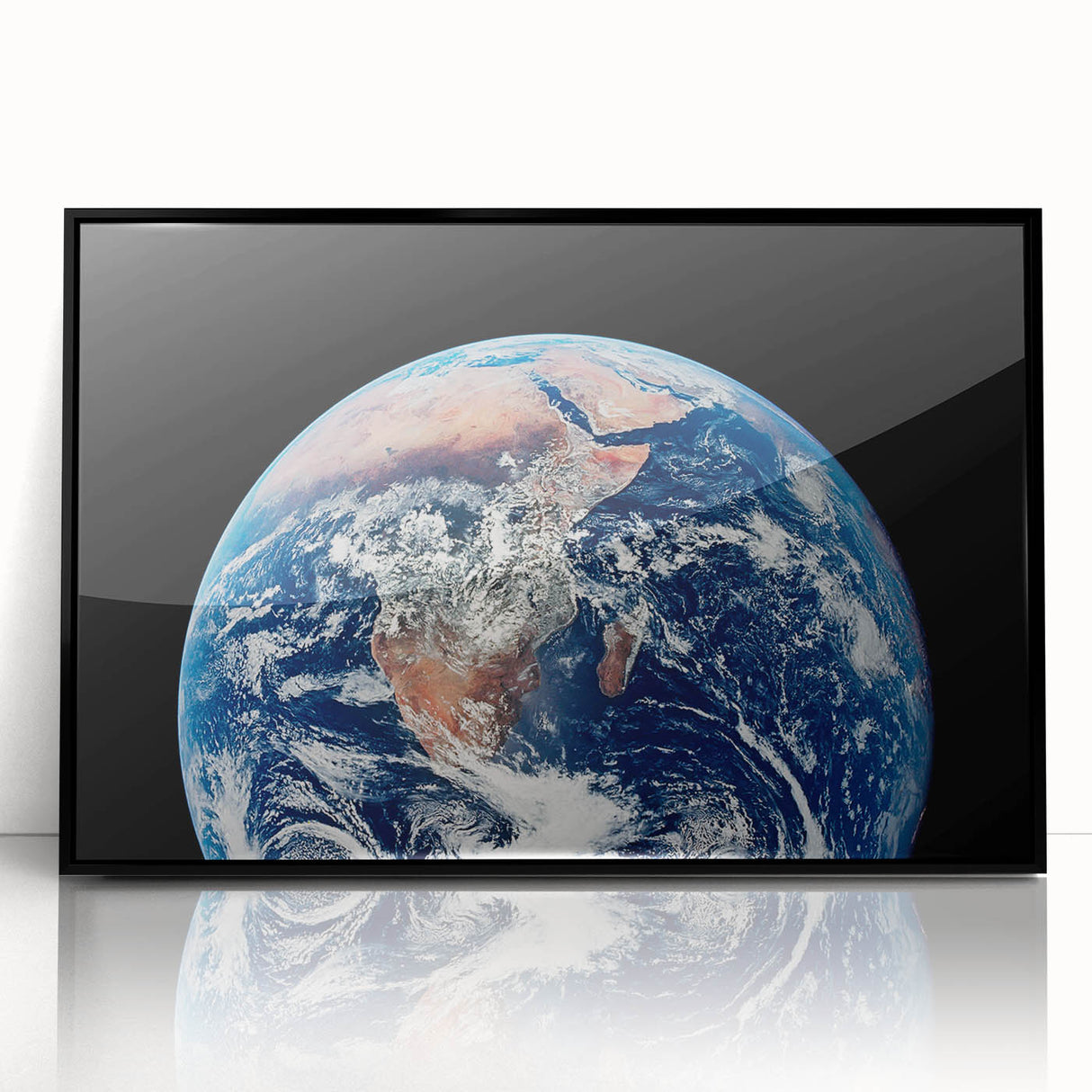 Earth from Space Wall Art - Vivid View of Africa and Middle East Print